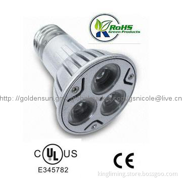 3x3W High power E27/E14 LED spot light with UL&CE&RoHS